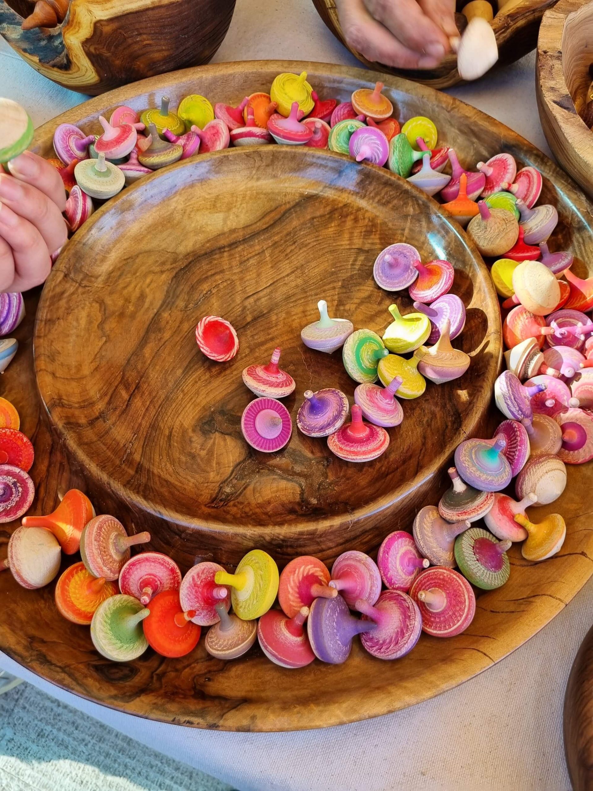 Colourful things in a plate